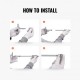 Buy 52PCS Paintless Dent Repair Kit with 2 in 1 Dent Puller Hammer with Stainless Steel Slots and Pulling and Cutting Lines