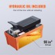 Buy 10,000 PSI Hydraulic Air Pump 3/8" NPT Oil Outlet 1/4" NPT Air Inlet Air Pedal Hydraulic Pump 2m Oil Tube Foot Operated Air Hydraulic Pump Orange