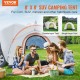 VEVOR Tienda de Campaña para Camioneta 240×240×230 cm Tienda de Camión de Doble Capa Impermeable PU2000 mm para 6-8 Personas Tienda de Camping para Coche SUV para Acampar Viajar al Aire Libre