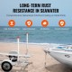 Comprar Guía para Remolque de Barco 160 cm Ancho Ajustable 30 cm Guía de Lanzamiento de Acero Galvanizado con Tubo de PVC y LED para Moto Acuática, Barco de Pesca, Velero, Bote Inflable, 550x85x1600 mm