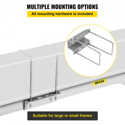 Guía de Poste Remolque 15,6 " Guía de Remolque para Barco de Esquí 8,3 kg Rieles de Remolque de Barcos 11,8" x 1,5" x 13,6" Trailer Pontón Litera Guía Acero Galvanizado con Recubrimiento