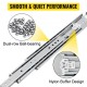 Buy Drawer Slides 20 Inch, Drawer Runners 500 lbs, Drawer Tracks Drawer Slides Ball Bearing Side Drawer Runners Telescopic Drawer Runners Silver