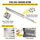 Buy Drawer Slides 2PCS Drawer Rails 61x5.3x1.92cm Drawer Runners Cold Rolled Steel Load 113kg Drawer Slides Side Rails for Drawers with Ball Bearing