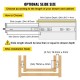 Buy Drawer Slides 2PCS Drawer Rails 61x5.3x1.92cm Drawer Runners Cold Rolled Steel Load 113kg Drawer Slides Side Rails for Drawers with Ball Bearing