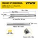 Buy Drawer Slides 2PCS Drawer Rails 91x5.3x1.92 cm Drawer Runners Cold Rolled Steel Load 113 kg Drawer Slides Side Guides for Drawers with Ball Bearing