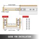 Buy Drawer Slides 71.1 cm, Drawer Rails 227 kg, Drawer Tracks Drawer Slides Ball Bearing Side Drawer Slides Telescopic Drawer Slides Silver