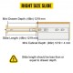 Buy Drawer Slides 121.9 cm, Drawer Rails 227 kg, Drawer Tracks Drawer Slides Ball Bearing Side Drawer Slides Telescopic Drawer Slides Silver