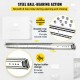 Buy Drawer Guide 50.8 x 7.6 x 1.9 cm Drawer Rail Full Extension 101.6 cm Drawer Track Cold Rolled Steel Drawer Slide Load 225 kg with Ball Bearing Cabinet 2PCS