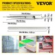 Buy Drawer Guide 86.36 x 7.6 x 1.9 cm Drawer Rails Full Extension 172.72 cm Drawer Track Cold Rolled Steel Drawer Slide