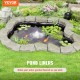 Comprar Revestimiento para Estanque, 30 x 35 pies, 45 Mil de Espesor, Material EPDM Flexible, Capa Base para Estanques de Peces o Koi, Características de Agua, Base de Cascada, Fuentes, Jardines Acuátic