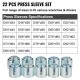 Buy Bearing Removal Tool Kit 44 x 11.5 x 39 cm Bearing Extractor Set 27 Pieces Steel Material Pulling Pressure Sleeve Kit with 5 Discs for Workshops and Garages