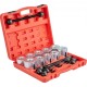 Buy Bearing Removal Tool Kit 44 x 11.5 x 39 cm Bearing Extractor Set 27 Pieces Steel Material Pulling Pressure Sleeve Kit with 5 Discs for Workshops and Garages