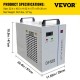 Buy 220V CW-5200 Industrial Water Cooled Chiller for 130/150W CO2 Laser Tube, CO2 Glass Laser Tube Chiller with Precise Thermostat, 6L Cooling Tank