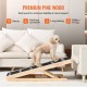 Comprar Rampa para Perros Longitud de 1050 mm Rampa Plegable Antideslizante para Perros Pequeños/Grandes Altura Ajustable 6 Niveles 35-65 cm Adecuada para Cama, Sofá, Acceso al Coche, Interior, Exterior