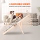 Buy Dog Ramp Length 1200mm Non-Slip Foldable Ramp for Small/Large Dogs Adjustable Height 6 Levels 35-70cm Suitable for Bed, Sofa, Car Access, Indoor, Outdoor