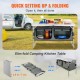 Buy Camping Kitchen Furniture 120x47x70 cm Portable Folding Camping Cabinet Camping Kitchen Structure with BBQ Picnic