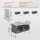 Buy Camping Kitchen Furniture 120x47x70 cm Portable Folding Camping Cabinet Camping Kitchen Structure with BBQ Picnic