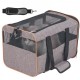 VEVOR Transportín para Mascotas con Ruedas Carga de 9,9 kg Maleta para Gatos 46x30x30 cm Transportador para Mascotas con Asa Telescópica Correa para Hombro Cremallera con Autocierre para Perros, Gris