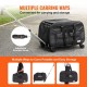 VEVOR Transportín para Mascotas con Ruedas Carga de 15,8kg Maleta para Gatos 65x36x36 cm Transportador para Mascotas con Asa Telescópica Correa para Hombro Cremallera con Autocierre para Perros, Negro