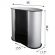 Buy Portable Folding Counter 91x93x44cm Vertical Presentation Counter Commercial Exhibition Table Exhibition Table Folding Table Stand