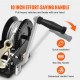 Buy Manual Winch Pull Capacity 3500 lbs Boat Trailer Winch Heavy Duty Hand Crank with 10m Steel Cable with Two-Way Ratchet for Trailer, Boat, ATV