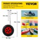 Buy Boat Launching Wheels 12" / 30.5cm Boat Launching Wheels 500lbs / 227kg Inflatable Boat Dolly Wheel Aluminum Alloy for Inflatable Boat, Kayak, Sailing Boat