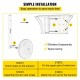 Buy Boat Launching Wheels 15" / 38.1cm Boat Launching Wheels 300lbs / 136kg Inflatable Boat Dolly Wheel Aluminum Alloy for Inflatable Boat, Kayak, Sailboat