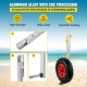 Buy Boat Launching Wheels 12" / 30.5cm Boat Launching Wheels 600lbs / 272kg Inflatable Boat Dolly Wheel Aluminum Alloy for Inflatable Boat, Kayak, Sailing Boat