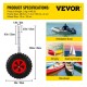 Buy Boat Launching Wheels 12" / 30.5cm Boat Launching Wheels 600lbs / 272kg Inflatable Boat Dolly Wheel Aluminum Alloy for Inflatable Boat, Kayak, Sailing Boat