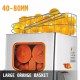 Kaufen Sie Orangenpresse, 120 W, automatische kommerzielle Orangenmaschine, 20 Orangen/Min., professionelle Orangenpresse, Edelstahl in Lebensmittelqualität, Orangensaftmaschinen