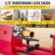 Buy Lathe Chuck Chuck Diameter 69.85mm Self-Centering Chuck for Woodworking Chuck Thread 1" x 8 TPI 4-Jaw Mechanical Lathe Chuck for Wood, Metal Lathe