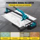 Koop 3/5 inch heavy-duty tegelsnijder met 39 inch blauwe dop en enkele rail en dubbele beugels