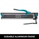 Buy 3/5 Inch Heavy Duty Tile Cutter with 31 Inch Blue Cap and Unique Laser Precise Positioning Rail