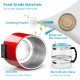 Buy Water Distiller 4L Water Distillation Filter with Glass Container 750W 1L/H Speed Adjustment, Distillation Purifier Filter 7.9lbs Stainless Steel with Double Screen, Red