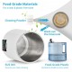 Buy Water Distiller 4L Distillation Filter 750W 1L/H Speed Adjustment, Distillation Filter Purifier 7.9 lbs Stainless Steel with Double Screen, White