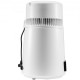 Koop Waterdestilleerder 4L destillatiefilter 750W 1 l/u snelheidsaanpassing, destillatiezuiveringsfilter 7,9 lbs roestvrij staal met dubbel scherm, wit