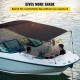 Buy Boat Top Cover 6' x 5' Bimini Top Stainless Steel 3kg Boat Cover Bimini Top Canvas 1.83 x 1.52m Boot Cover with Frame 600D Oxford Fabric Boat Sunshade