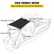 Buy Boat Top Cover 6' x 5' Bimini Top Stainless Steel 3kg Boat Cover Bimini Top Canvas 1.83 x 1.52m Boot Cover with Frame 600D Oxford Fabric Boat Sunshade