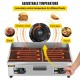 Koop gasgrill elektrische bakplaat 3200 W keukengrill roestvrij staal grillplaat 66 x 40 cm elektrische barbecue 50-300 °C