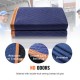 Comprar Mantas para Mudanzas de Muebles 2032x1829 mm Mantas de Protección de Embalaje Resistentes 12 Piezas Tela no Tejida 65 libras/dz para Proteger Muebles, Pisos, Electrodomésticos, Azul/Naranja