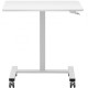 Buy Mobile Standing Desk Height Adjustable 713-1118mm Sit/Stand Desk Load 18.1kg with Gas Spring 360° Swivel Casters Lockable Computer Table for Home Office School