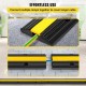 Buy Rubber Floor Cable Grommet Cable Channel and PVC 1 Channel Cable Protection Ramp 4 Pieces Floor Cable Protector