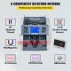 Buy Money Counter >800 pcs/min Counterfeit Bill Detector Note Size Cash Counter 7kg 500 notes Bill Counter Includes Counterfeit Bill Detection