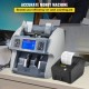 Buy Money Counter >800 pcs/min Counterfeit Bill Detector Cash Counter 7kg with Printer Bill Counter Includes Detection