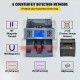 Buy Money Counter >800 pcs/min Counterfeit Bill Detector Cash Counter 7kg with Printer Bill Counter Includes Detection