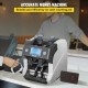 Buy Commercial Automatic Counterfeit Bill Detector and Counter Machine 50W Money Counter 800/1000 Pieces / min Vertical Bill Counters 25.5 x 28 x 27 cm Detector Counter