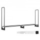 Comprar Rack de armazenamento de lenha 259x36x117 cm Estrutura de aço Suporte para lenha com tampa impermeável 600D Oxford Suporte para lenha para 1/2 corda de lenha Carga 300 kg para terraço de jardim