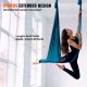 Comprar Hamaca aérea de yoga 8x2,8 m Kit de columpio de yoga con inversión de danza aérea Nylon 100 g/m² Carga 1000 kg Vuelo aéreo antigravedad para fitness Culturismo Pilates Gimnasio Estudio, Verde