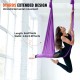 Comprar Hamaca aérea de yoga 8x2,8 m Kit de columpio de yoga con inversión de danza aérea Nylon 100 g/m² Carga 1000 kg Vuelo aéreo antigravedad para fitness Culturismo Pilates Gimnasio Estudio, Púrpura