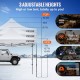 Buy Folding Gazebo with Sidewalls 3 x 3m Pop Up Gazebo Waterproof PVC Tents with Cloth Bag Outdoor Gazebo 3 Adjustable Heights White for Parties, Weddings, Gatherings